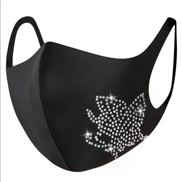 Rhinestone Bling Face Mask - Picture 1 of 1